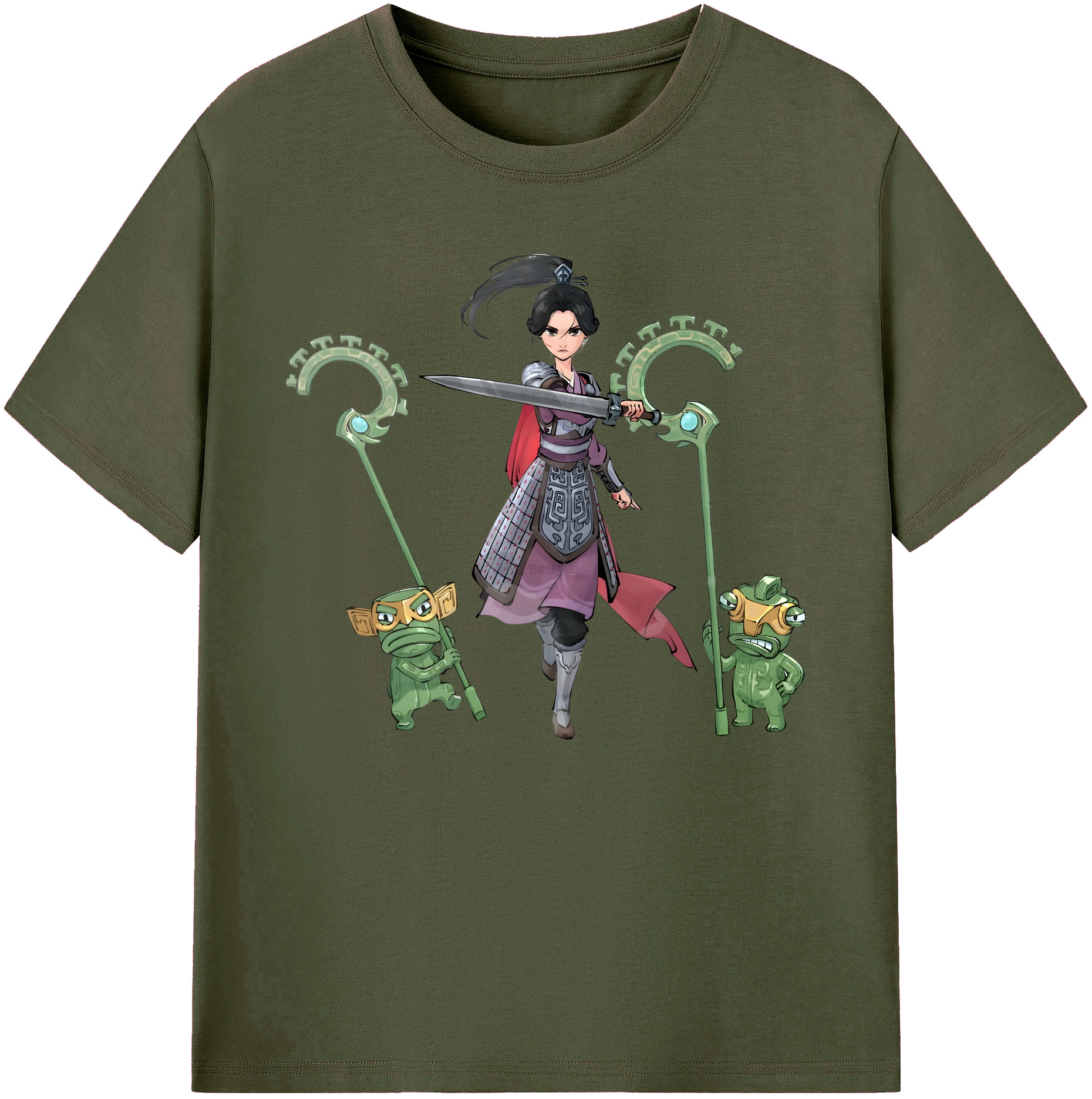 （画像用） Ne Zha 2 ナタ 魔童の大暴れ 綿100％ メンズ半袖Tシャツ｜肌触りやわらか＆通気性